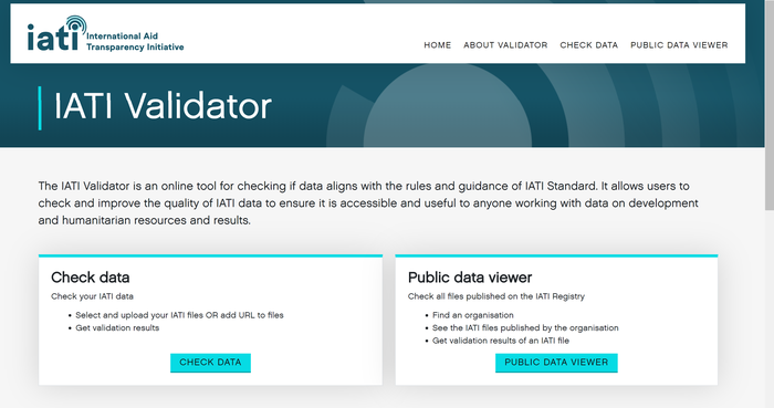 IATI Validator launch.png